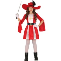 Costume de guerrier mousquetaire pour filles