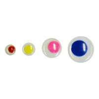 Figurines d'yeux colorées assorties pour l'art et l'artisanat - 75 pièces