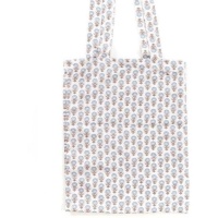 Sac en coton à fleurs bleues - DCasa