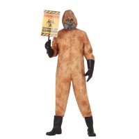 Costume de zombie radioactif pour adultes