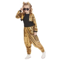 Costume doré des années 80 pour les filles