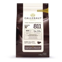 Pépites de chocolat noir fondant 54,5% 2,5 kg - Callebaut