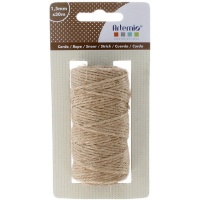 Corde de jute naturelle 1,5 mm 30 m de long