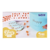 Font 2 letter stamp set - PME - 52 pcs.