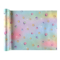 Chemin de table de 30 cm avec étoiles et coeurs - 5 m