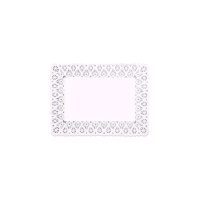 Napperon rectangulaire blanc 18 x 25 cm - Maxi Products - 10 pcs.