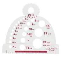 Jauge pour aiguilles à tricoter de 2 mm à 15 mm - Clover