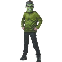 Costume de Hulk avec t-shirt et masque pour enfants