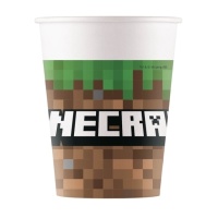 Gobelets Minecraft 200ml - 8 pièces