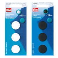 Boutons en plastique réversibles de 2,2 cm - Prym - 3 pcs.