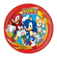 Vaisselle Sonic The Hedgehog 23 cm - 8 pcs.