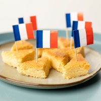Pics du drapeau français de 6,5 cm - 50 pcs.