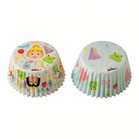 Caissettes pour cupcakes Princesses de conte de fées - Decora - 36 unités