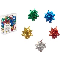 Ruban de boucle brillant pour cadeaux de 4 cm - 72 unités