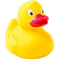 Canard en caoutchouc coloré - 1 unité