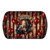 39 x 25 cm Plateau Clown Tueur