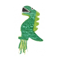 Piñata 3D Dinosaure vert 43 x 34 x 9 cm