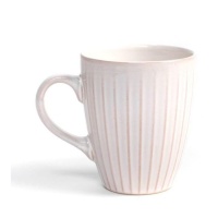 Mug 330 ml ivoire avec rayures