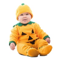 Costume de citrouille avec chaussons pour bébés