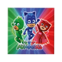 Serviettes PJ Masks 16,5 x 16,5 cm - 20 unités