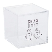 Salière en acrylique Le sel de ma vie - DCasa