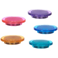 Aimants magnétiques pastel moyens - 10 unités