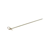 Brochette en bambou avec manche en boucle 12 cm - 12 unités