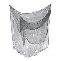 Rideau toile d'araignée gris - 2,00 x 5,00 m