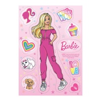 Barbie gaufrette comestible 15 x 21 cm - Dekora - 10 pcs.