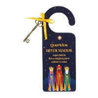 Accroche-porte avec clé des Rois Mages