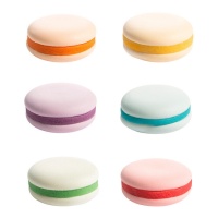 Figurines en sucre de macaron coloré - Dekora - 72 unités