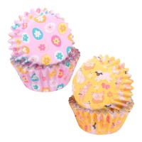 Capsules de mini cupcakes de Pâques - PME - 60 pcs.