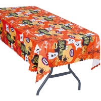 Nappe Halloween orange 1,77 x 1,34 m