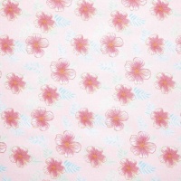 Tissu de popeline de coton Hibiscus - Katia