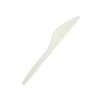 Couteau en plastique biodégradable 17 cm - 50 pcs.