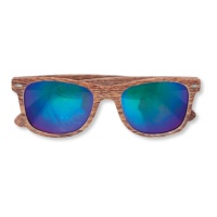 Lunettes de soleil effet bois