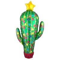 Ballon Cactus de Noël 1,01 x 0,53 m - Anagramme