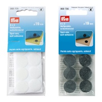 Velcro auto-adhésif sur disques de 1,9 cm - Prym - 8 paires