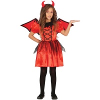 Costume de diablesse en jupe pour filles