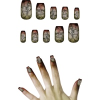 Faux ongles de zombie