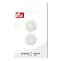 Boutons blancs avec 4 oeillets de 2 cm - Prym - 2 unités