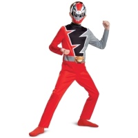 Costume Power Ranger Dino Fury rouge