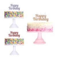 Bougie Happy Birthday 10 x 5 cm - PME - 1 pc.