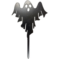 Cake topper fantôme d'Halloween pour gâteau, 15,5 x 9,5 cm