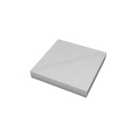 Base en polystyrène de forme carrée de 18 x 18 x 4 cm