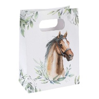 Sacs avec cheval et cavalier de 13 x 7 x 18 cm - 10 unités