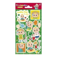 Stickers pailletés Disney Cocomelon - 1 feuille