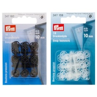 Boutons-pression en plastique de 1 cm - Prym - 18 paires