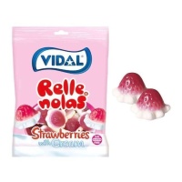 Fraises à la crème fourrées à la gélatine - Vidal - 90 g