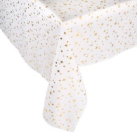 Nappe avec étoiles dorées 1,50 x 2,50 m